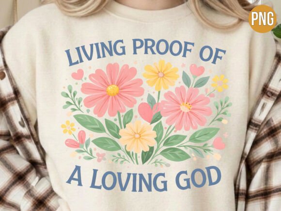 Living Proof a Loving God Christian PNG