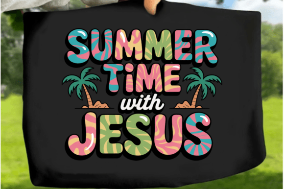 Summer Christian PNG: Preppy Beach T-Shirt Designs