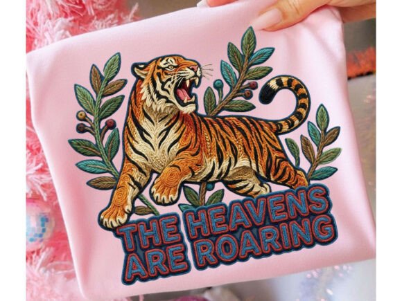 Trendy Tiger Christian Tshirt Png: T-Shirt Designs
